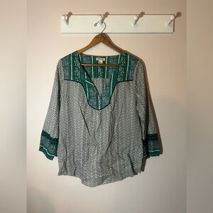LUCKY BRAND L tunic shirt